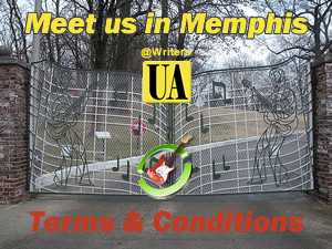 Meet us in Memphis @WritersUA Terms and Conditions