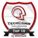 MindTouch techcomm influencer top10