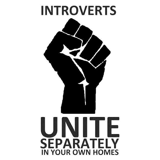 Introverts unite, separately by Joe Wolf on Flickr.com