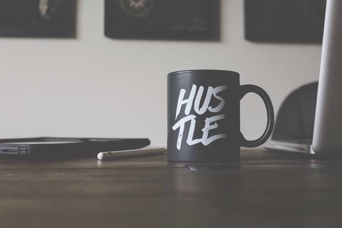 Hustle, by Garrhet Sampson on unsplash.com